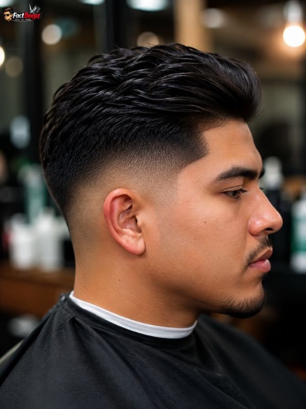 hispanic mexican low taper fade
