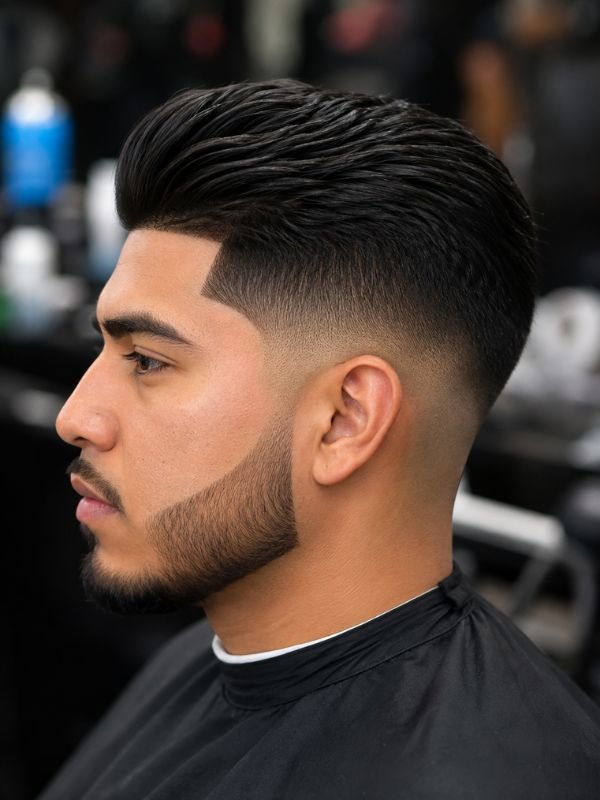 hispanic mexican low taper fade