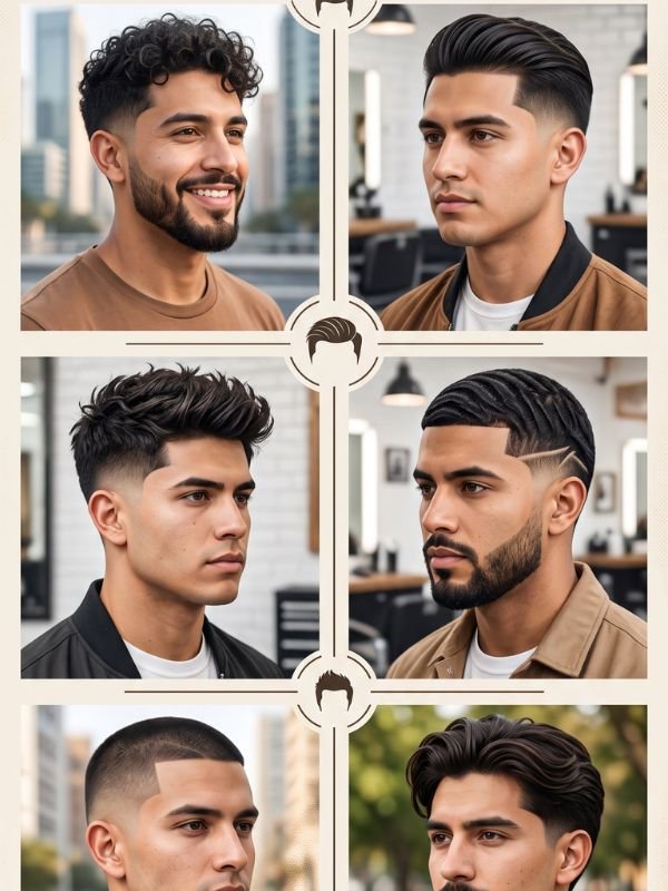 hispanic mexican low taper fade