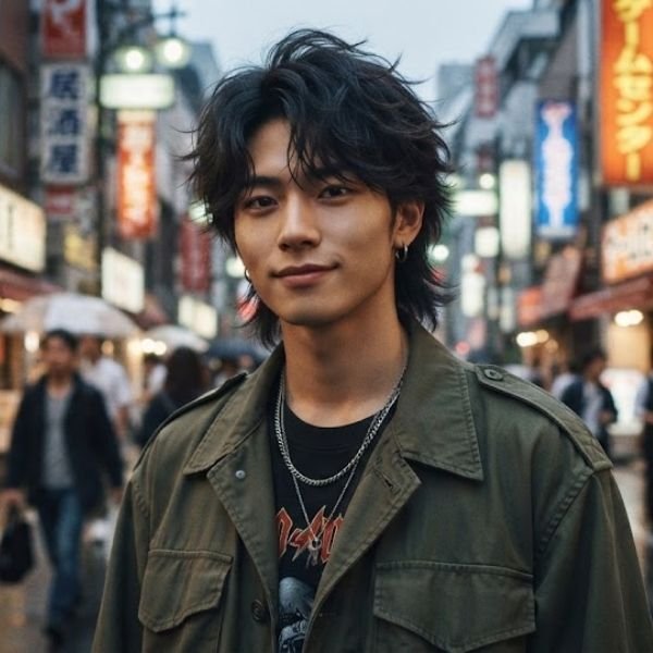 Asian Fluffy Mullet