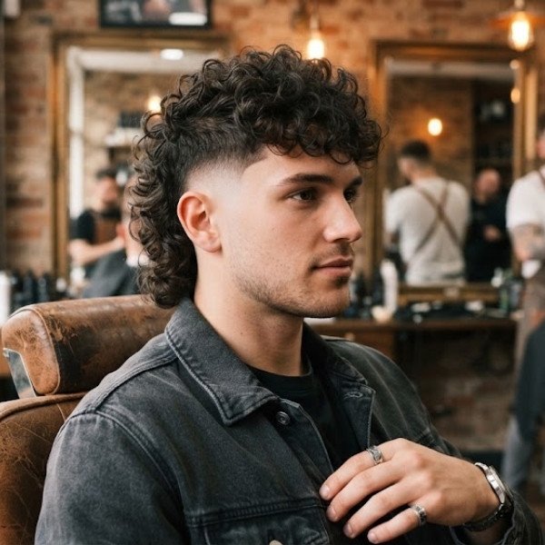 Curly Mullet