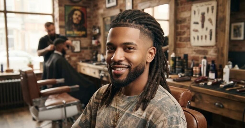 Dreadlock Mullet Fade