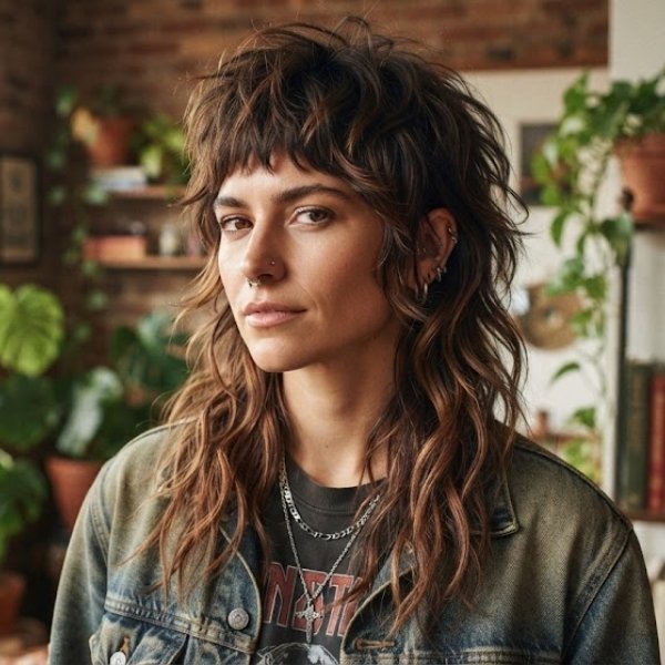 Long Shaggy Mullet