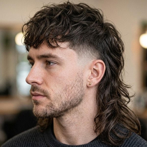 Mid Taper Modern Mullet
