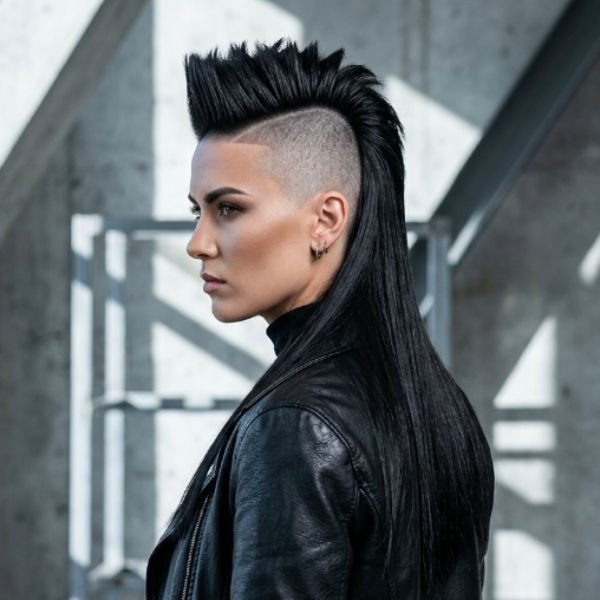Mohawk Straight Mullet