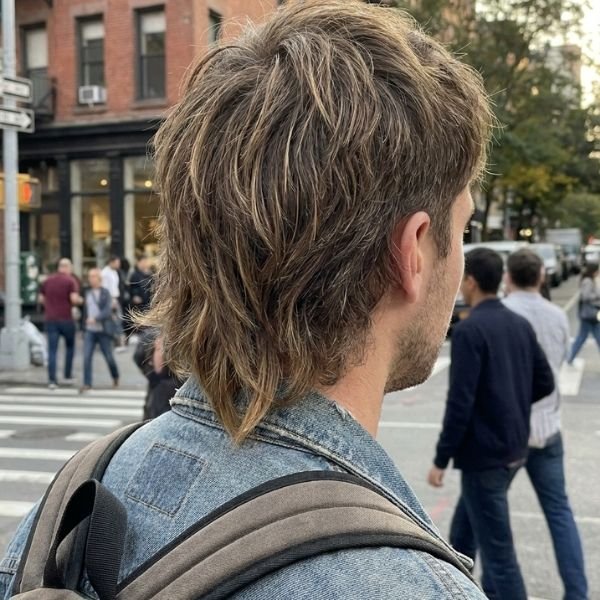 Shaggy V-Back Mullet