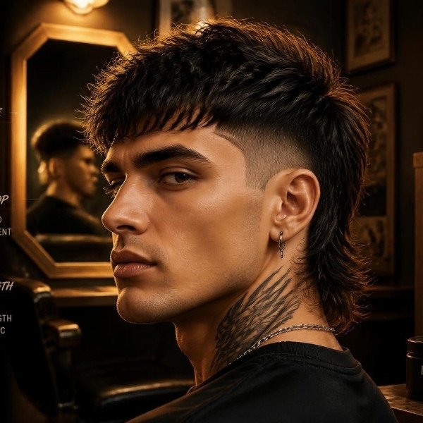 Short Modern Mullet