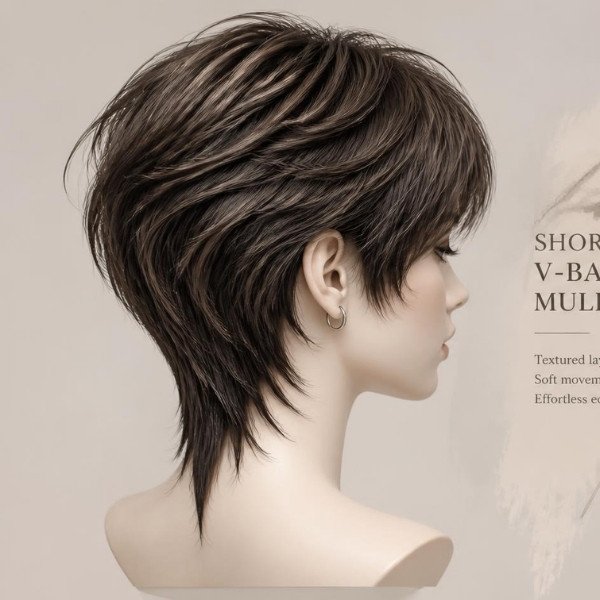 Short V-Back Mullet