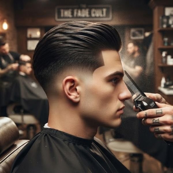  Slick Back Burst Fade Taper