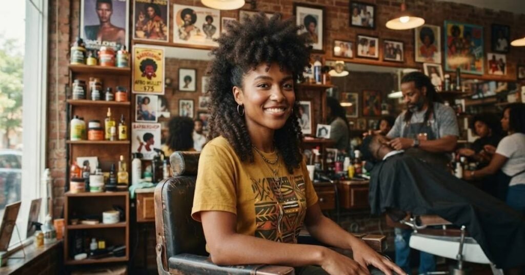 afro mullet