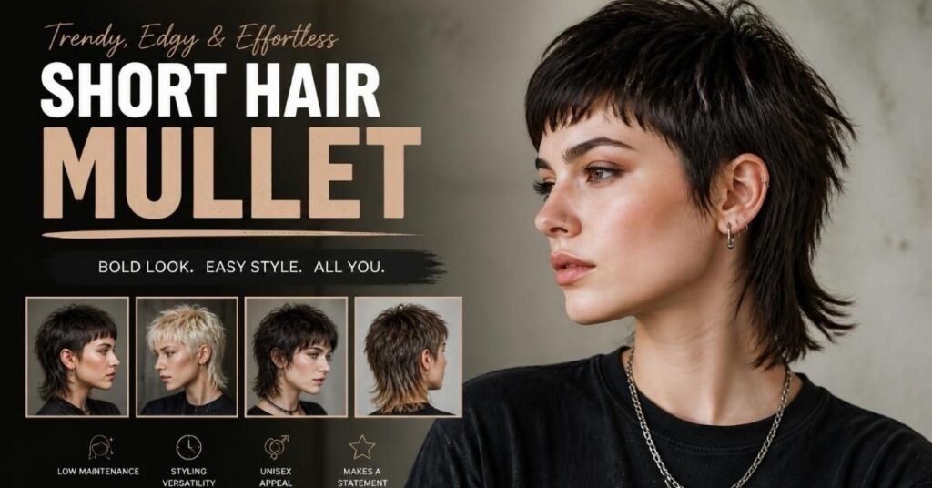 Short Hair Mullet: Complete Trend Guide for Modern Cuts & Styling 2026